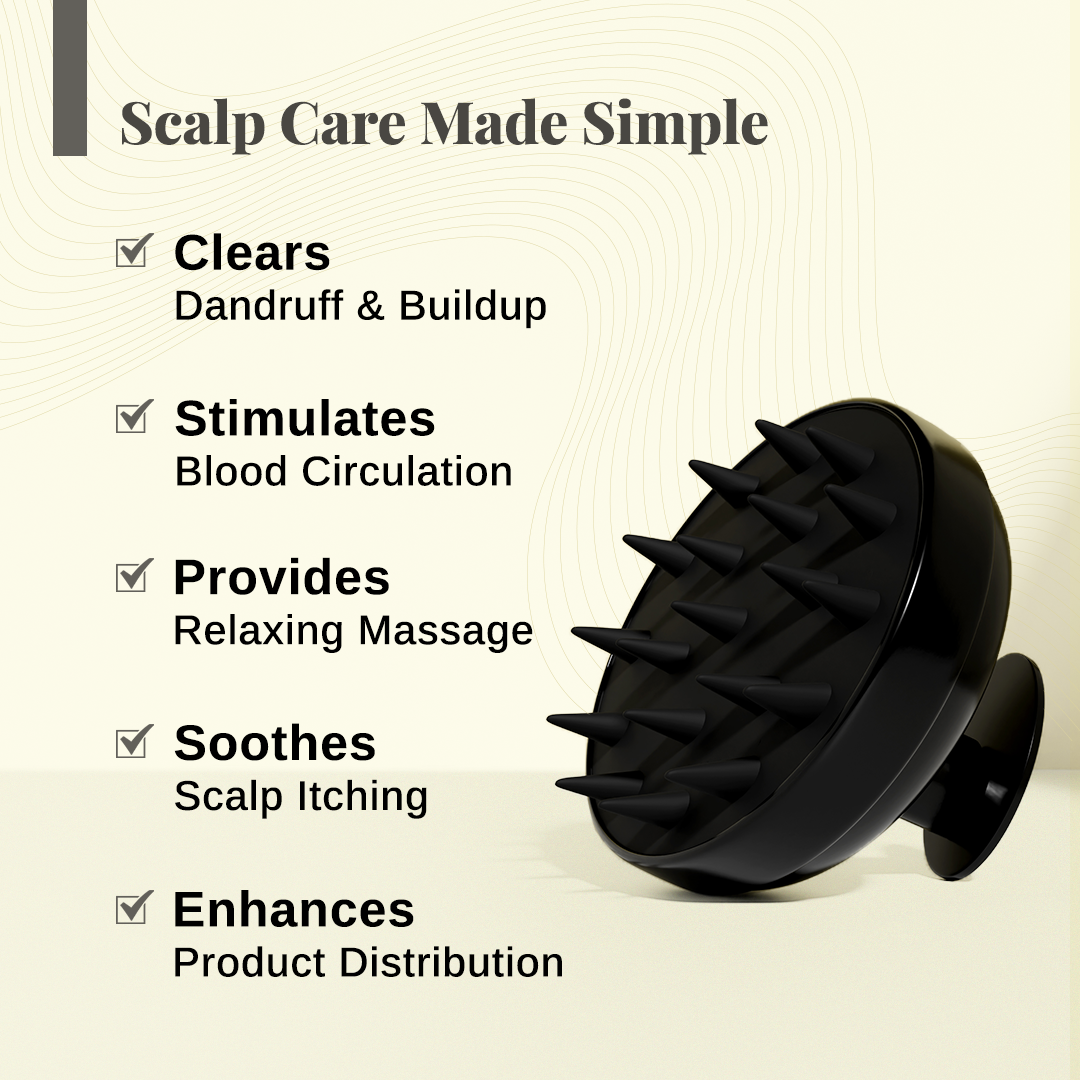 Hair Growth Serum (Pack of 2) & Scalp Massager Hair Growth Combo