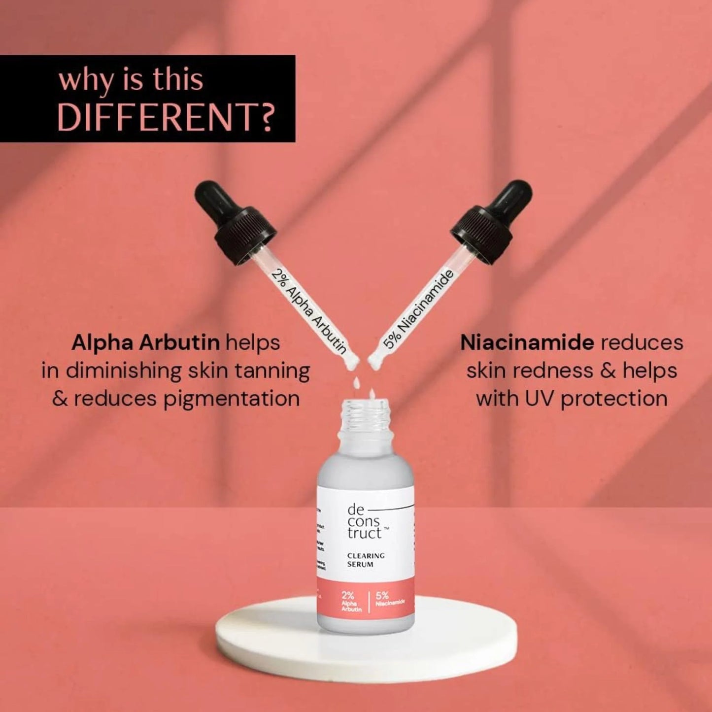 Deconstruct Clearing Serum 2% Alpha Arbutin + 5% Niacinamide