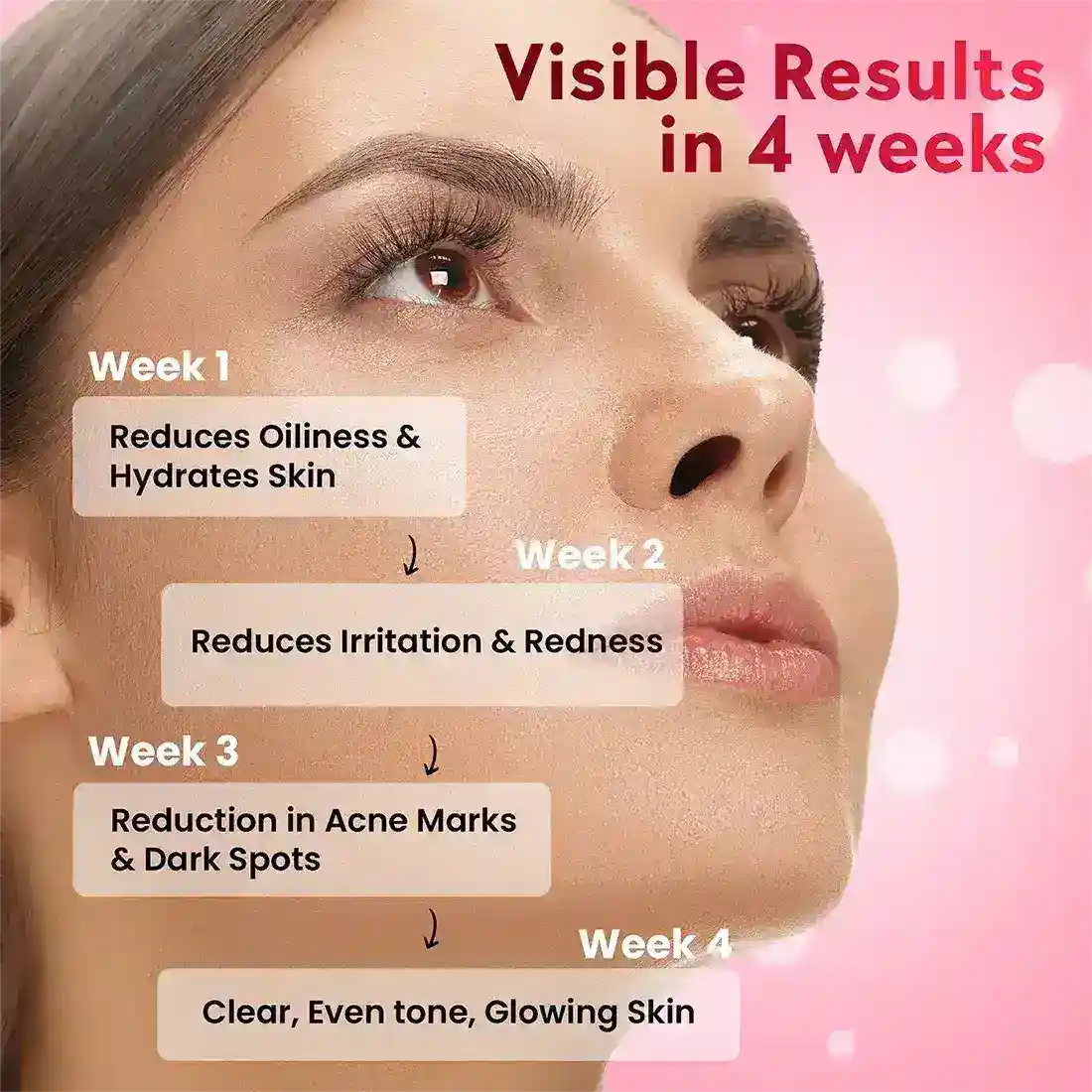 Outshine Korean Face Serum – Fades Dark Spots & Brightens Skin with Glutathione, Niacinamide & Vitamin C