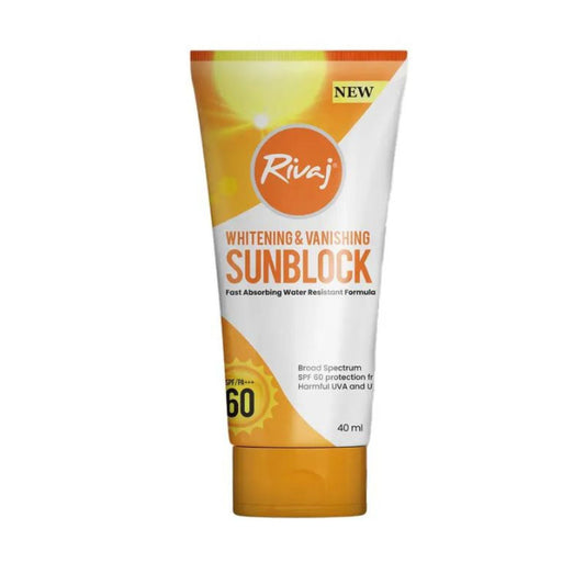 Rivaj Sunblock Whitening & Vanishing SPF60 100ml